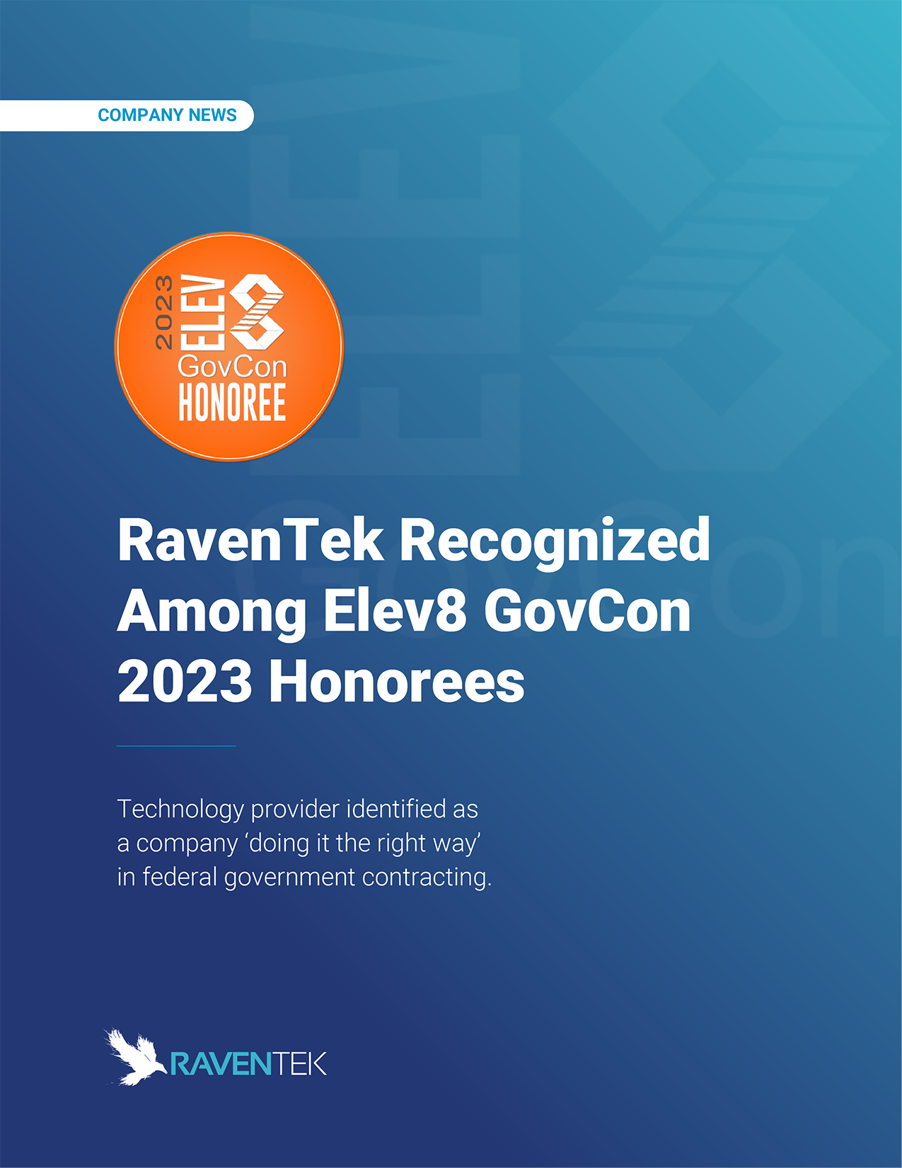 RavenTek Recognized Among Elev8 GovCon Honorees