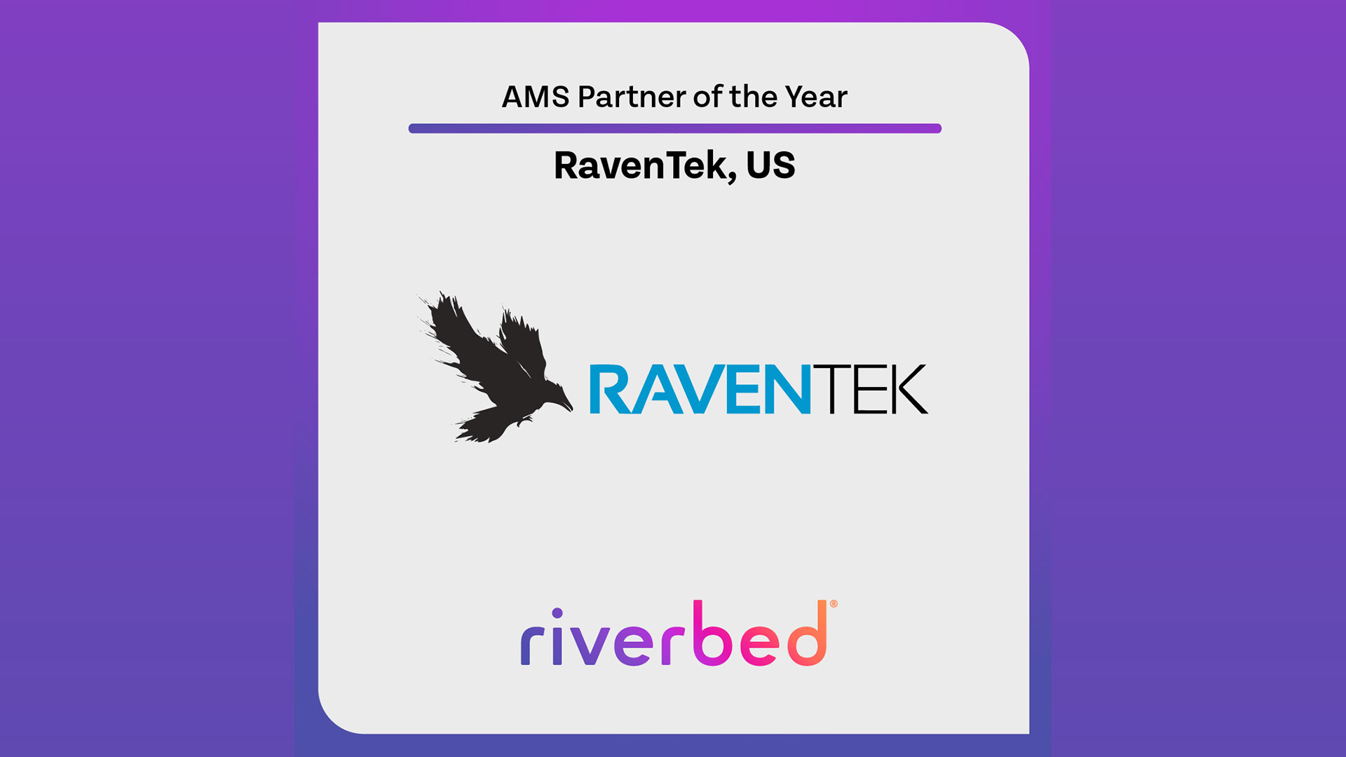 RavenTek Recognized as Americas Partner of the Year by Riverbed
